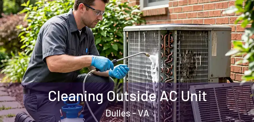 Cleaning Outside AC Unit Dulles - VA